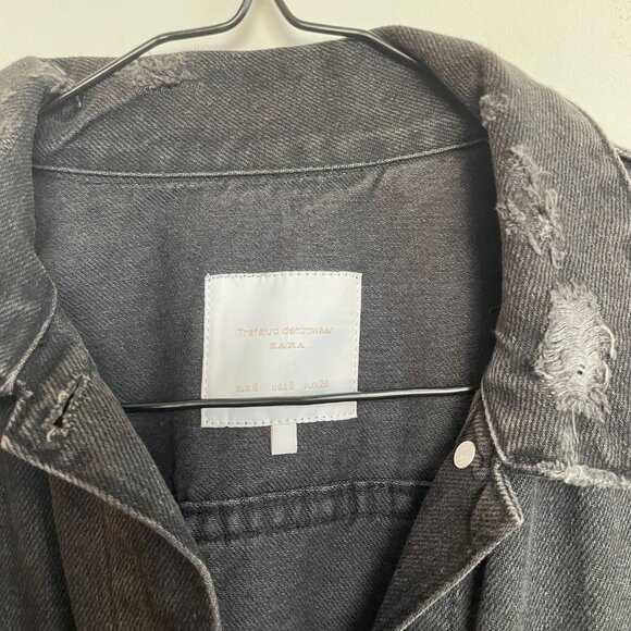 Denim Longline Jacket/Dress - Picture 4 of 6